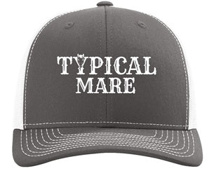 Embroidered Richardson Trucker Hat Gray